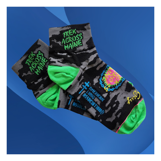 Trek Across Maine 40th Anniversary Socks