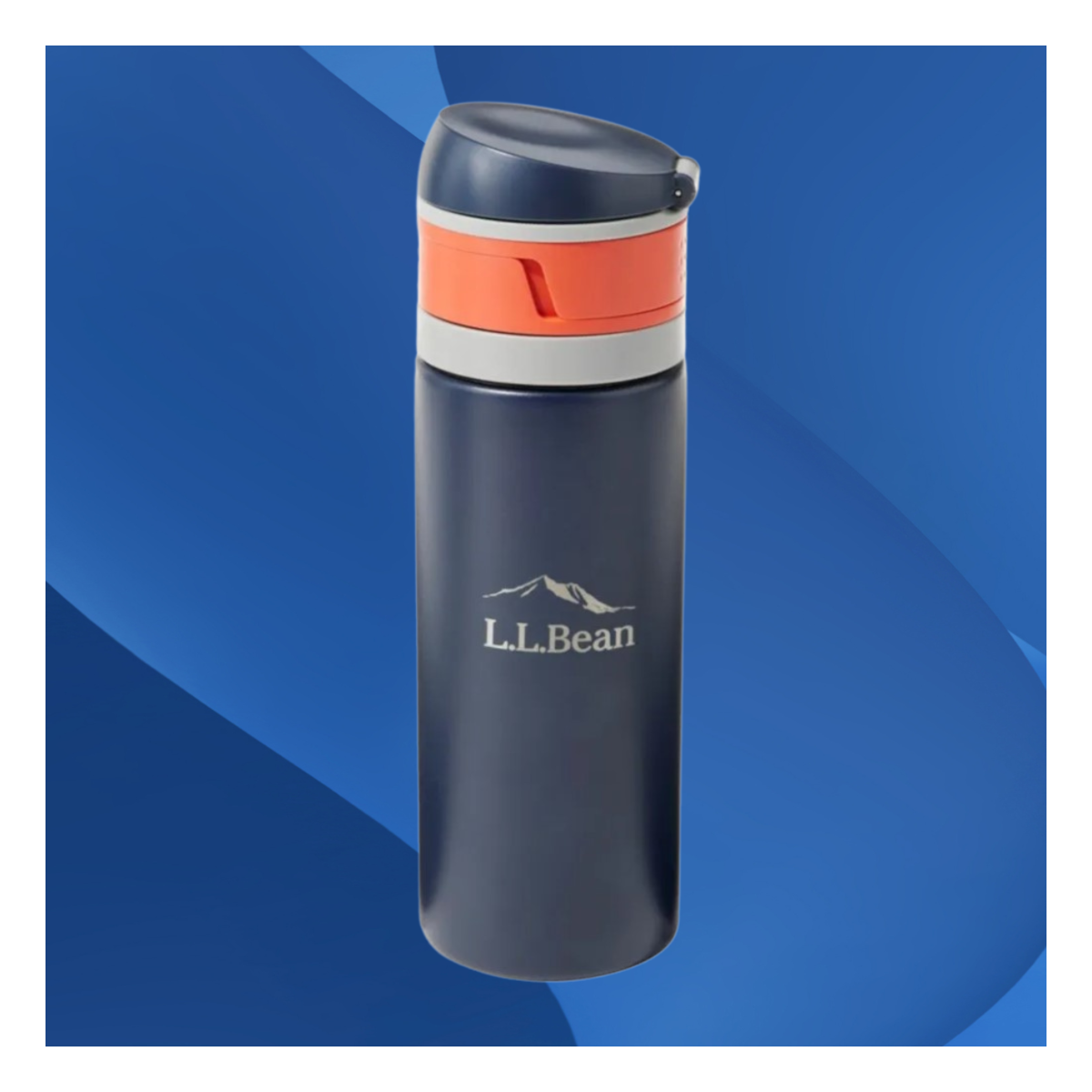 Trek Across Maine L.L. Bean flip Pop Top Insulated Tumbler